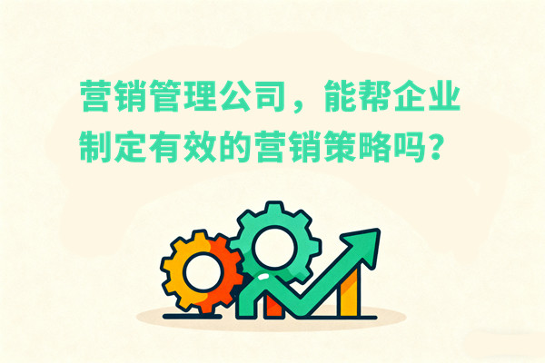 營銷管理公司，能幫企業(yè)制定有效的營銷策略嗎？