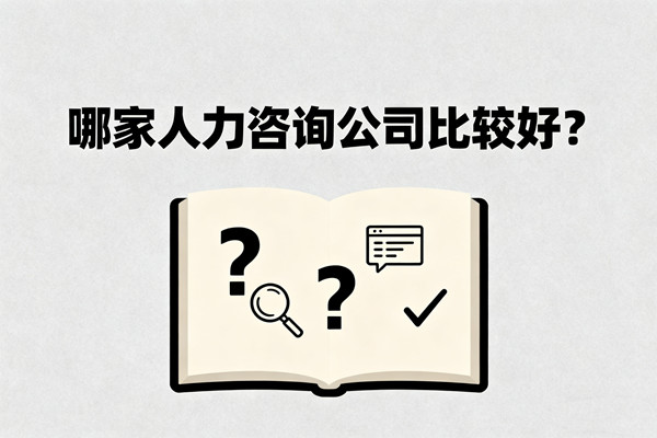哪家人力咨詢公司比較好？