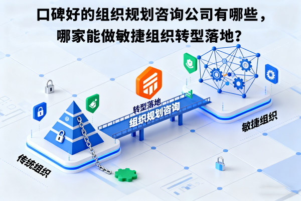 口碑好的組織規(guī)劃咨詢公司有哪些，哪家能做敏捷組織轉(zhuǎn)型落地？