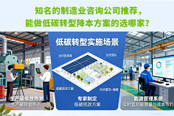 知名的制造業(yè)咨詢公司推薦，能做低碳轉型降本方案的選哪家？